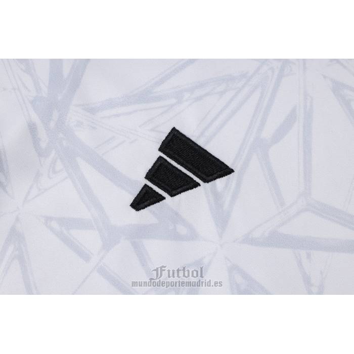 Chandal del Real Madrid Manga Corta 2024-2025 Blanco - Pantalon Corto